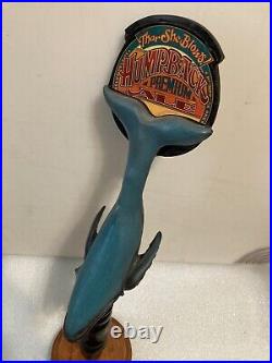 HUMPBACK BREWING PREMIUM ALE HUMPBACK WHALE draft beer tap handle. CALIFORNIA