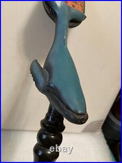 HUMPBACK BREWING PREMIUM ALE HUMPBACK WHALE draft beer tap handle. CALIFORNIA