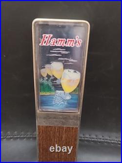 Hamm's Beer Tap Handle Vintage Tap Knob 7 1/2 Tall! Floating Mugs Scene