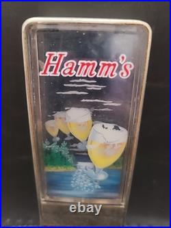 Hamm's Beer Tap Handle Vintage Tap Knob 7 1/2 Tall! Floating Mugs Scene