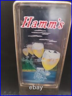Hamm's Beer Tap Handle Vintage Tap Knob 7 1/2 Tall! Floating Mugs Scene