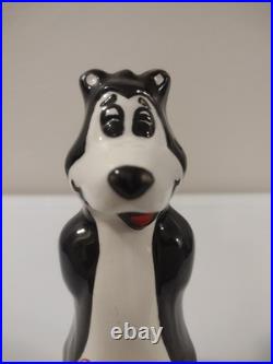 Hamms Beer Porcelain Bear Double Sided Tap Handle VTG 1970's RARE Man Cave Decor