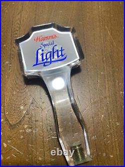 Hamms Light Beer Tap Handle New Logo Incased In Acrylic Pub Bar Dorette