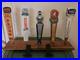 Handmade 5 Tap Beer Tap Handle Shelf With Taps And Mounting Brackets