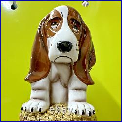 Happy Basset Dog BEER Tap Handle NEW Topeka KANSAS Craft Brewery