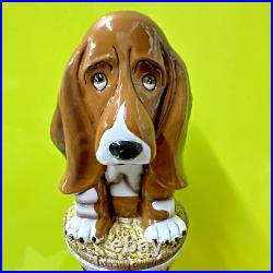 Happy Basset Dog BEER Tap Handle NEW Topeka KANSAS Craft Brewery