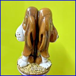 Happy Basset Dog BEER Tap Handle NEW Topeka KANSAS Craft Brewery