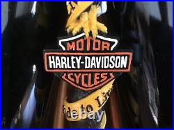 Harley Davidson Beer Tap Handle Eagle Live To Ride 10 Brand New Unused