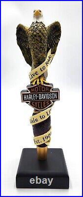 Harley-Davidson Live To Ride Eagle Shield Bar Beer Tap Handle Knob HDL-18518 HD3 Harley-Davidson Live To Ride Eagle Shield Bar Beer Tap Handle Knob HDL-18518 HD3