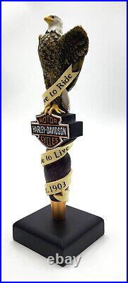 Harley-Davidson Live To Ride Eagle Shield Bar Beer Tap Handle Knob HDL-18518 HD3 Harley-Davidson Live To Ride Eagle Shield Bar Beer Tap Handle Knob HDL-18518 HD3