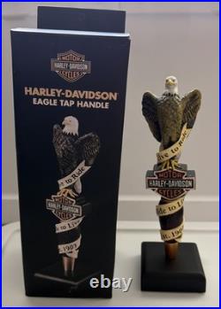 Harley-Davidson Live To Ride- Eagle Shield Beer Tap Handle 9.75 NEW