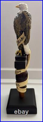 Harley-Davidson Live To Ride- Eagle Shield Beer Tap Handle 9.75 NEW