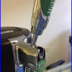 Heineken BeerTender B100 mini keg Beer tap handle ADAPTER READ