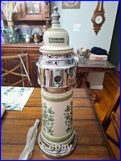 Heineken Beer Tap Draft Ceramic Tower New In Box