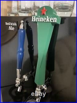 Heineken beer tap handle Lot Of 4