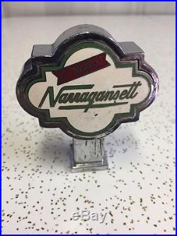 Hi Neighbor Narragansett Beer Tap Handle Vintage Rare Knob Chrome