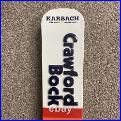 Houston Astros Baseball Karbach Crawford Bock Beer Tap Handle Rare