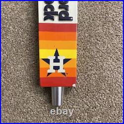 Houston Astros Baseball Karbach Crawford Bock Beer Tap Handle Rare