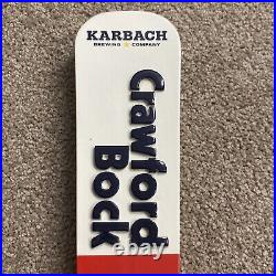 Houston Astros Baseball Karbach Crawford Bock Beer Tap Handle Rare