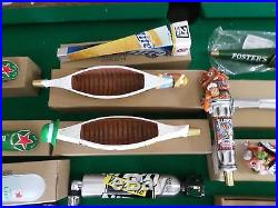 Huge Beer Tap Handle Lot New Most with Box Hamm's Guinness Lost Coast Figural 32