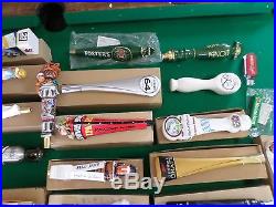 Huge Beer Tap Handle Lot New Most with Box Hamm's Guinness Lost Coast Figural 32