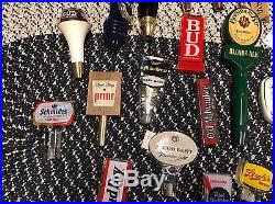 Huge Lot Of 35 Beer Tap Handles- Vintage Schlitz, PBR, Bud, Miller. Man Cave