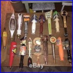 Huge Lot Of Rare Tap Handles! 17 Unique Grouping Beer Kegerator! Read Condition