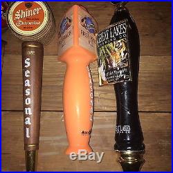Huge Lot Of Rare Tap Handles! 17 Unique Grouping Beer Kegerator! Read Condition