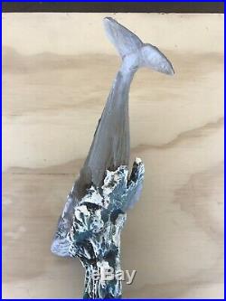 Humpback Brewing Whale Figural Draft Beer Tap Handle New, Ultra Rare! With Extras