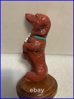III DACHSHUNDS BREWING ANKLE BITER RED ALE short beer tap handle. WISCONSIN