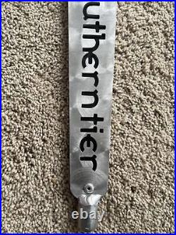 IMPERIAL iba inquity Black Ale Southerntier Beer Tap Handle Rare Metal