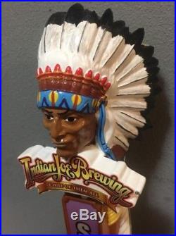 Indian Joe Brewing Chief Of Them All sour Beer Tap Handle MEGA RARE Used Htf