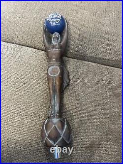 Indian Tap Handle Canton Brewing Co Ohio Cigar Store Statue Beer Bar Pub