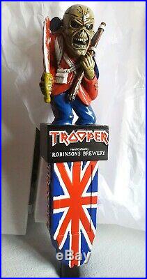 Iron Maiden Trooper Beer Tap Handle. Official Limited Edition. Eddie Figure NEW