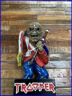 Iron Maiden, Trooper Beer Tap Handle, Rare 12.5 Trooper 2015 Collectable