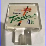 Iroquois Beer Tomahawk Ale Lucite Tap Handle Buffalo