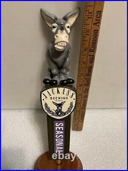 JACKASS BREWING WONKEY DONKEY SEASONAL draft beer tap handle. PENNSYLVANIA