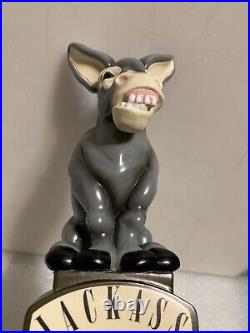 JACKASS BREWING WONKEY DONKEY SEASONAL draft beer tap handle. PENNSYLVANIA