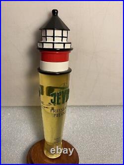 JEVER BREWING FRIESLAN PILSNER LIGHTHOUSE Draft beer tap handle. GERMANY