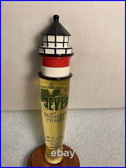 JEVER BREWING FRIESLAN PILSNER LIGHTHOUSE Draft beer tap handle. GERMANY