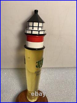 JEVER BREWING FRIESLAN PILSNER LIGHTHOUSE Draft beer tap handle. GERMANY