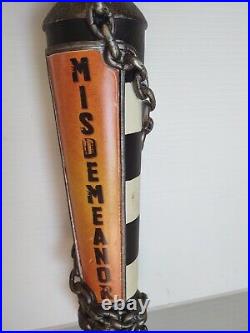Jailhouse Brewing Company Beer Tap Handle Misdemeanor Ale Amber Red 13
