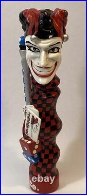 Joker Beer Tap Handle T. R. B Co Brewing Company Cards Dice Jester TAPHANDLES