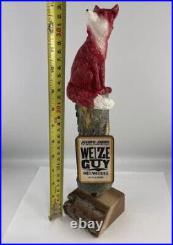Joseph James Weize Guy Beer Tap Handle Figural Fox Beer Tap Handle Hefeweizen Joseph James Weize Guy Beer Tap Handle Figural Fox Beer Tap Handle Hefeweizen