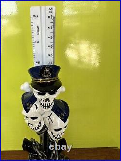 KASSIKS Skulls BEER Tap Handle ORIONS QUEST NAVY Officer ALASKA Brewery 10 AK