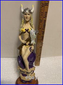 KEYS MEAD VIKING GIRL draft beer tap handle. KEY LARGO, FLORIDA