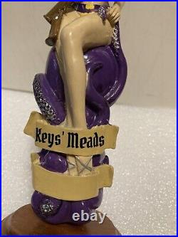 KEYS MEAD VIKING GIRL draft beer tap handle. KEY LARGO, FLORIDA