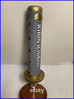 KIRIN ICHIBAN SAMUARI SWORD HANDLE SILVER & GOLD draft beer tap handle. JAPAN KIRIN ICHIBAN SAMUARI SWORD HANDLE SILVER & GOLD draft beer tap handle. JAPAN
