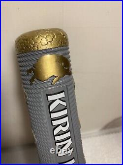 KIRIN ICHIBAN SAMUARI SWORD HANDLE SILVER & GOLD draft beer tap handle. JAPAN KIRIN ICHIBAN SAMUARI SWORD HANDLE SILVER & GOLD draft beer tap handle. JAPAN