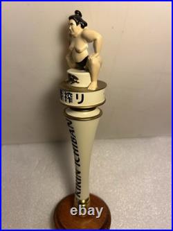 KIRIN ICHIBAN SPECIAL PREMIUM RESERVE SUMO WRESTLER Draft beer tap handle. JAPAN
